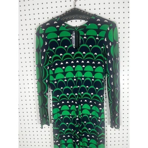 Banana Republic Mad Men collection retro style print dress size 0 - Picture 4 of 8